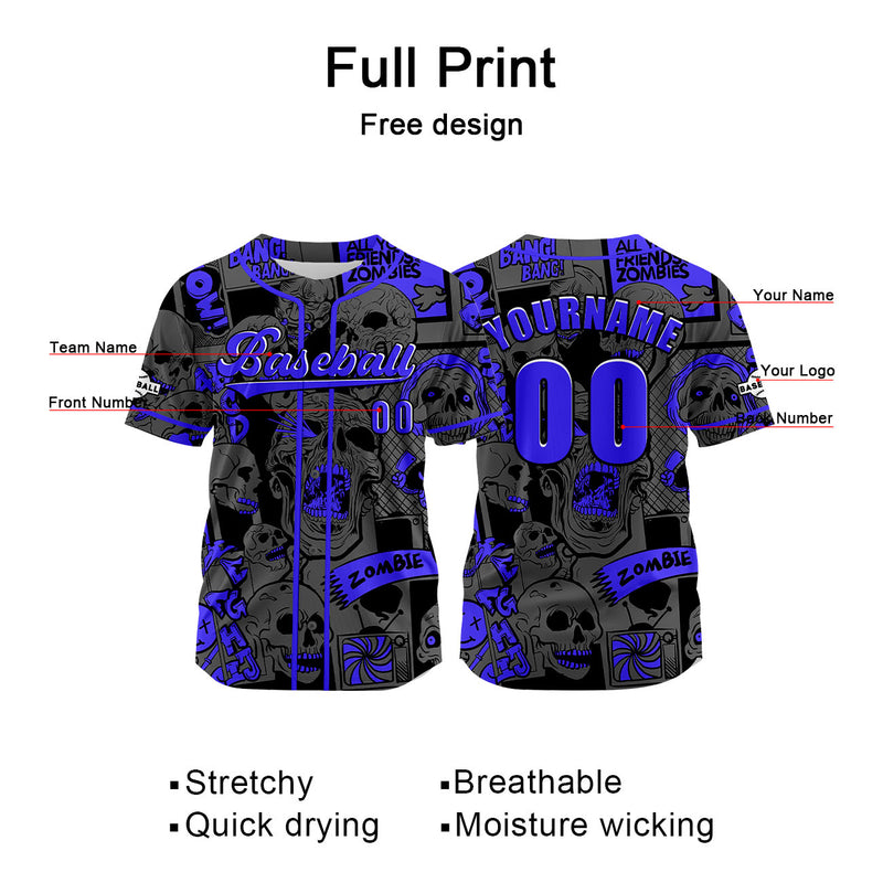 Custom Gray Jersey Personalized Baseball Shirt for Men Women Kids Youth