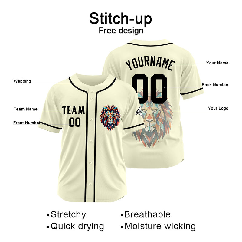 Custom Baseball Uniforms High-Quality for Adult Kids Optimized for Performance Cream