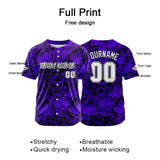 Custom Baseball Uniforms High-Quality for Adult Kids Optimized for Performance Seabed-Purple