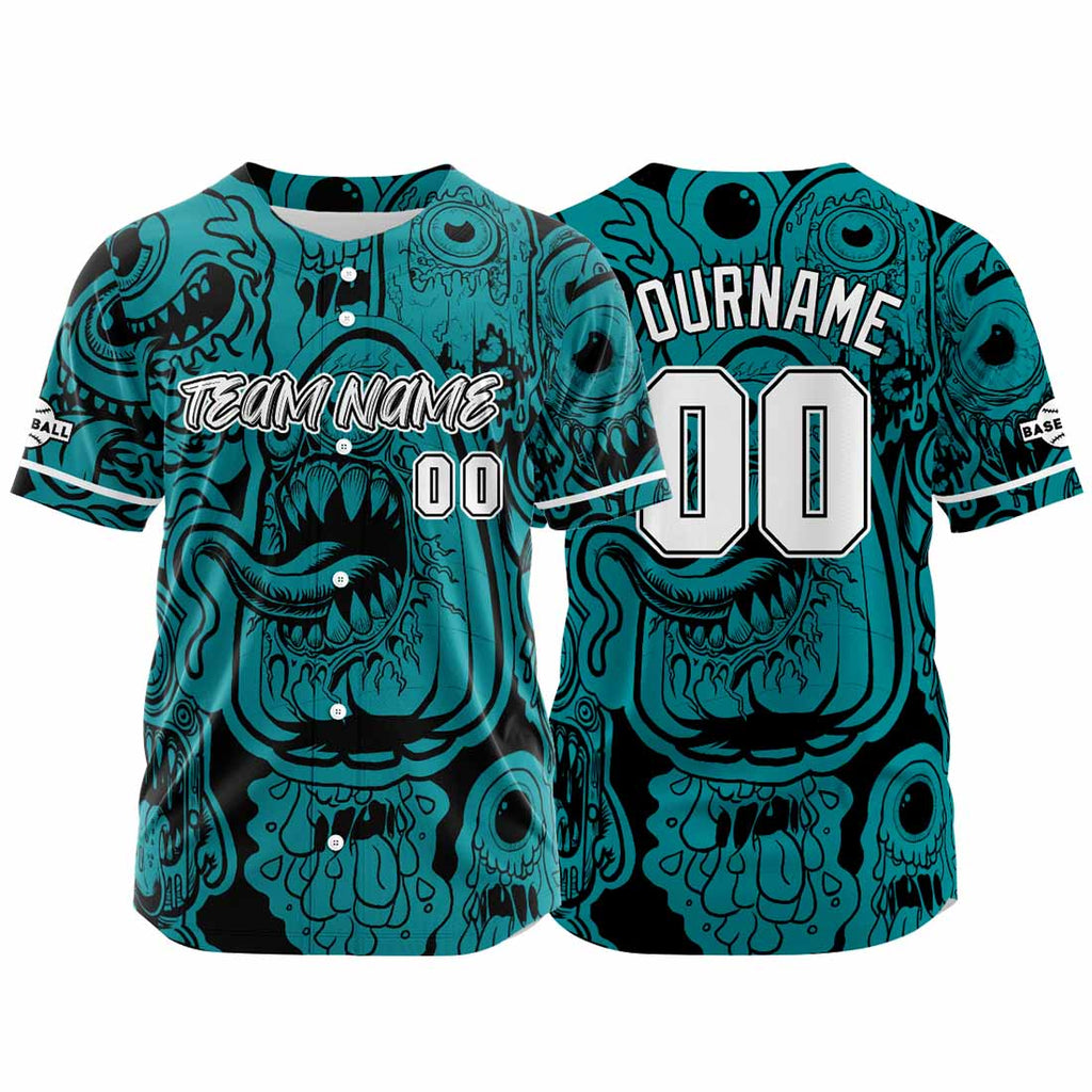 Custom Baseball Uniforms High-Quality for Adult Kids Optimized for Performance Monster-Midnight Green enthsush