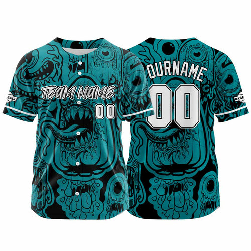 Custom Baseball Uniforms High-Quality for Adult Kids Optimized for Performance Monster-Midnight Green enthsush