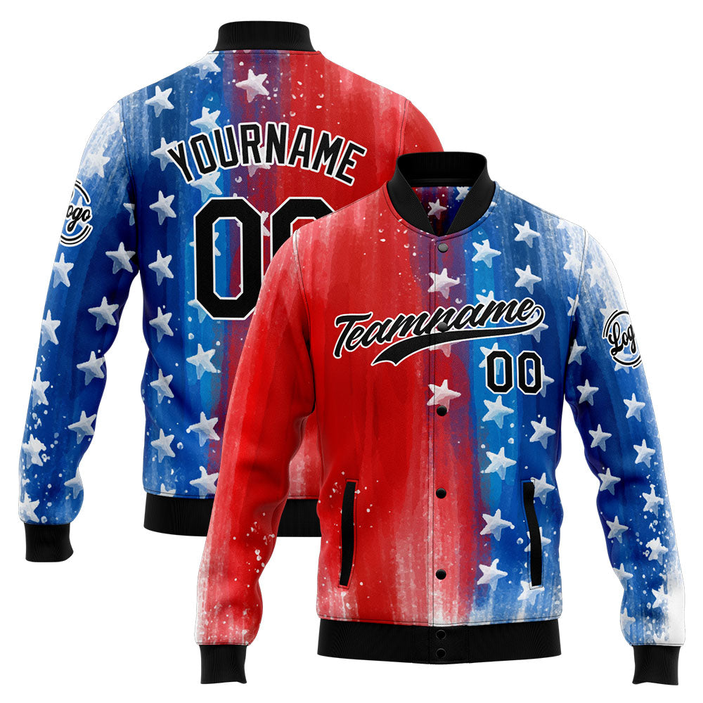 Personalized Custom Men's Jacket Customize Your Team Name, Logo, and Number enthsush