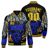 Custom Varsity Jacket Letterman jacket for Men, Women and Youth Royal Yellow