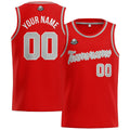 Custom Stitched Basketball Jersey for Men, Women  And Kids Red-Gray enthsush