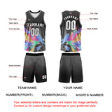 Custom Black Basketball Jersey Uniform Suit Printed Your Logo Name Number