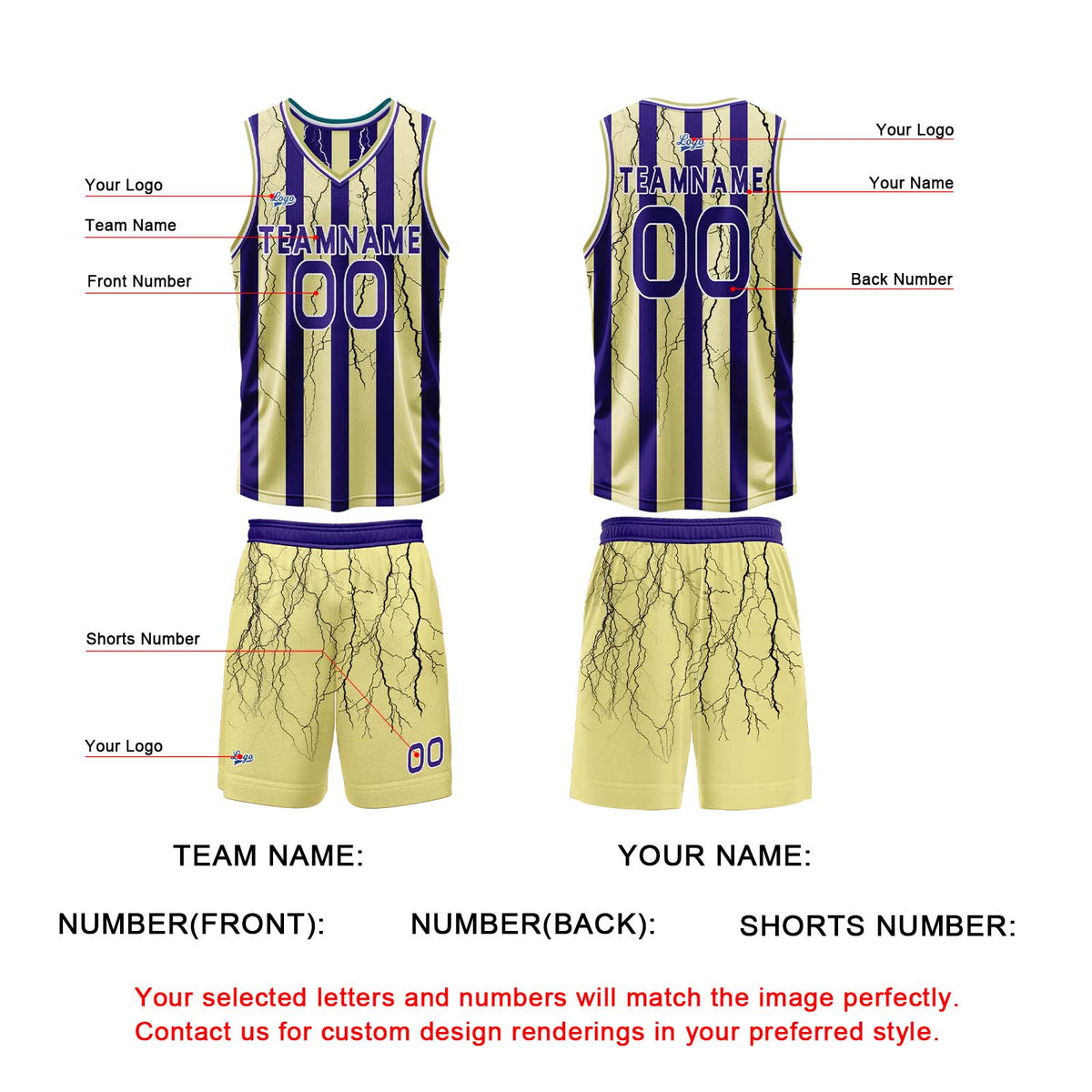 Custom Yellow Blue Reversible Basketball Suit for Adults and Kids Personalized Jersey enthsush