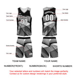 Custom Black Basketball Jersey Uniform Suit Printed Your Logo Name Number