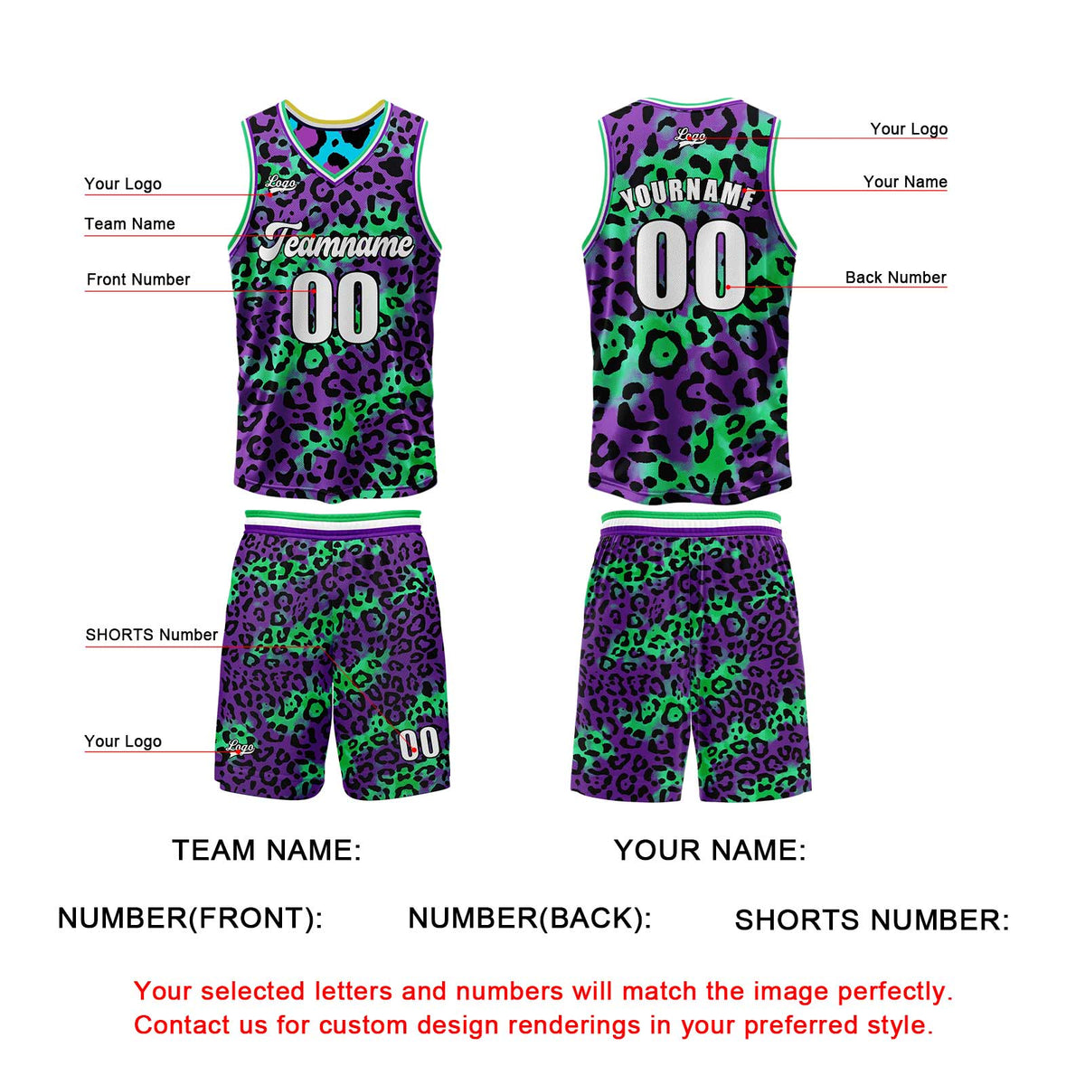 Custom Purple Aqua Reversible Basketball Suit for Adults and Kids Personalized Jersey enthsush