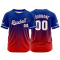 Custom Full Print Design Authentic Baseball Jersey red-blue enthsush