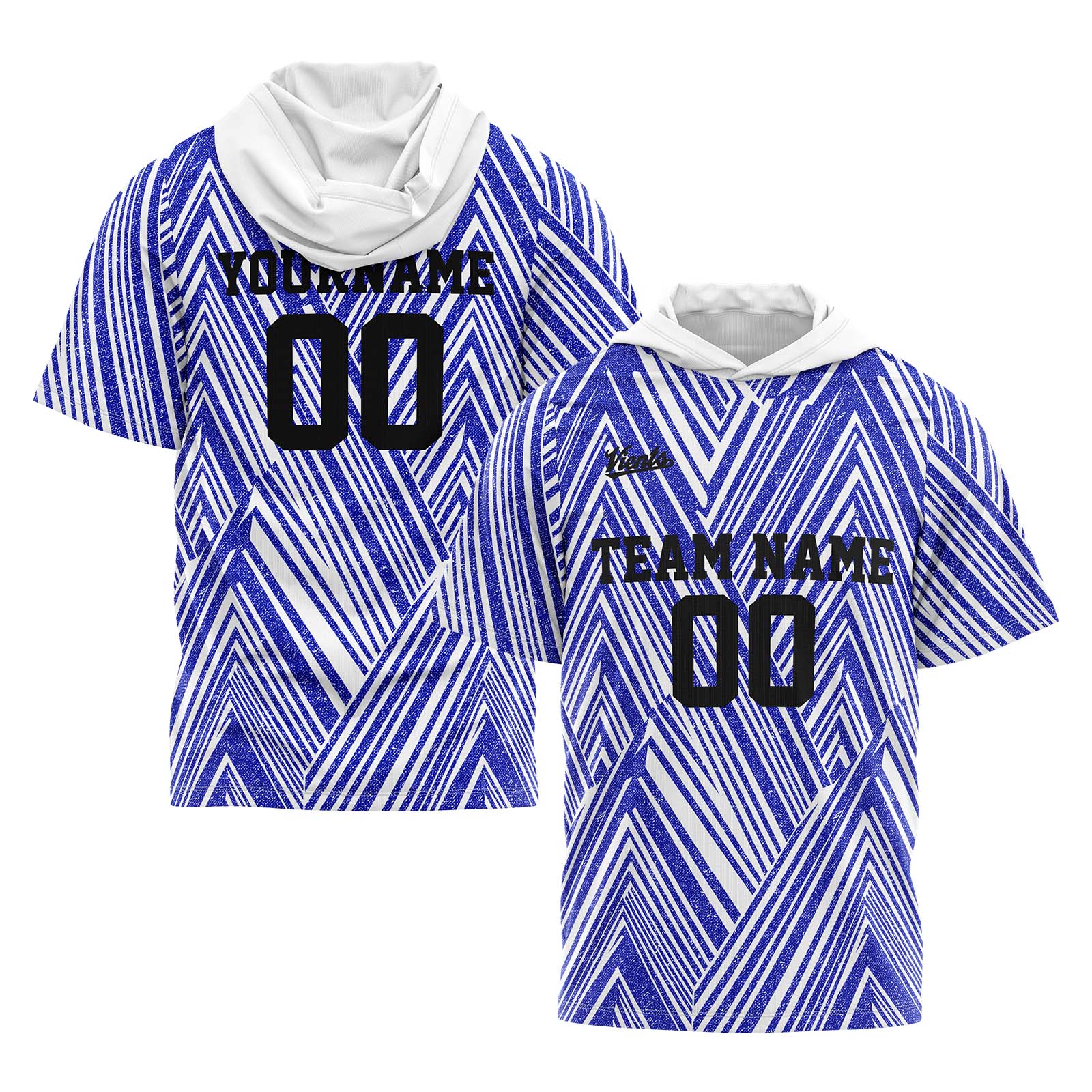 Custom White Royal Sleeve Hoodies for Men Women Shirts with Hoods Printed Name Logo enthsush