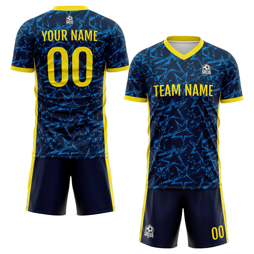 Custom Soccer Jerseys for Men Women Personalized Soccer Uniforms for Adult and Kid Navy enthsush