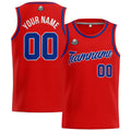 Custom Stitched Basketball Jersey for Men, Women  And Kids Red-Royal enthsush