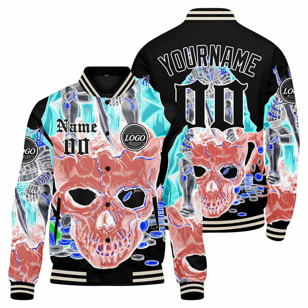 Custom Varsity Jacket Letterman jacket for Men, Women and Youth Pink enthsush