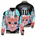 Custom Varsity Jacket Letterman jacket for Men, Women and Youth Pink enthsush
