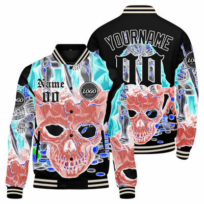 Custom Varsity Jacket Letterman jacket for Men, Women and Youth Pink enthsush