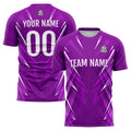 Custom Purple Soccer Jerseys for Men Women Personalized Soccer Uniforms for Adult and Kid enthsush