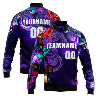 Personalized Custom Men's Jacket Customize Your Team Name, Logo, and Number enthsush