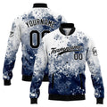 Personalized Custom Men's Jacket Customize Your Team Name, Logo, and Number enthsush