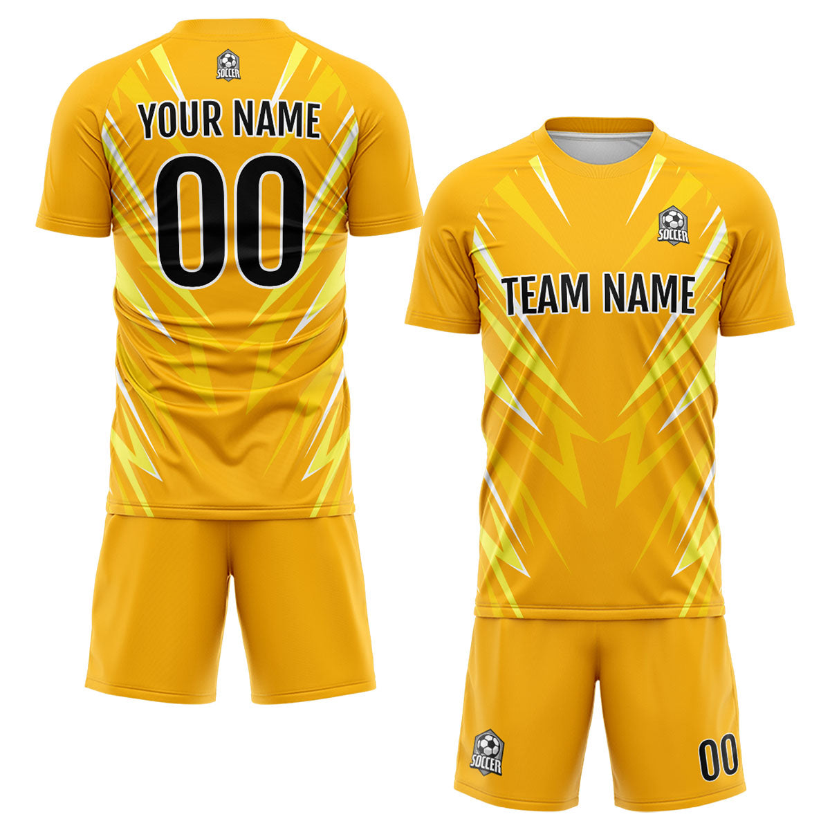 Custom Orange Soccer Jerseys for Men Women Personalized Soccer Uniforms for Adult and Kid enthsush