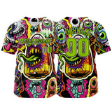 Custom Baseball Uniforms High-Quality for Adult Kids Optimized for Performance Monster-Colorful