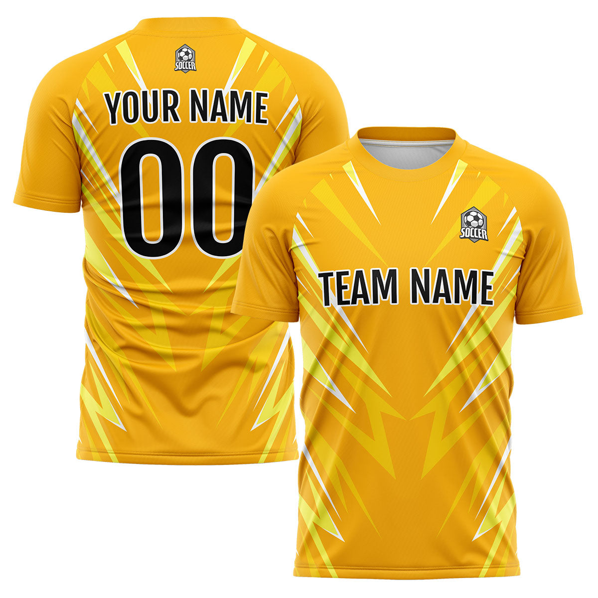 Custom Orange Soccer Jerseys for Men Women Personalized Soccer Uniforms for Adult and Kid enthsush