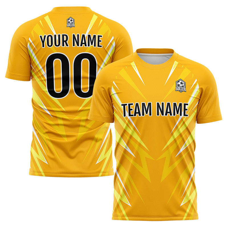 Custom Orange Soccer Jerseys for Men Women Personalized Soccer Uniforms for Adult and Kid