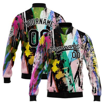 Personalized Custom Men's Jacket Customize Your Team Name, Logo, and Number enthsush