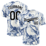 Custom Full Print Design Authentic Baseball Jersey fluid