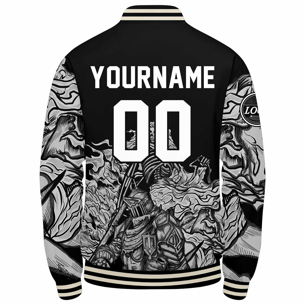 Custom Varsity Jacket Letterman jacket for Men, Women and Youth Grey enthsush