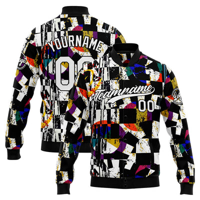 Personalized Custom Men's Jacket Customize Your Team Name, Logo, and Number enthsush
