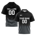 Custom Black Grey Sleeve Hoodies for Men Women Shirts with Hoods Printed Name Logo enthsush