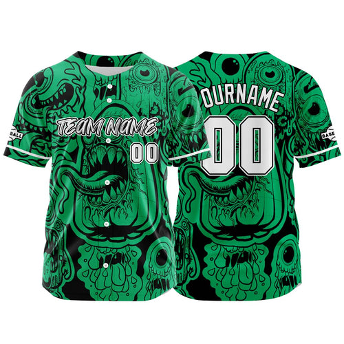 Custom Baseball Uniforms High-Quality for Adult Kids Optimized for Performance Monster-Green enthsush