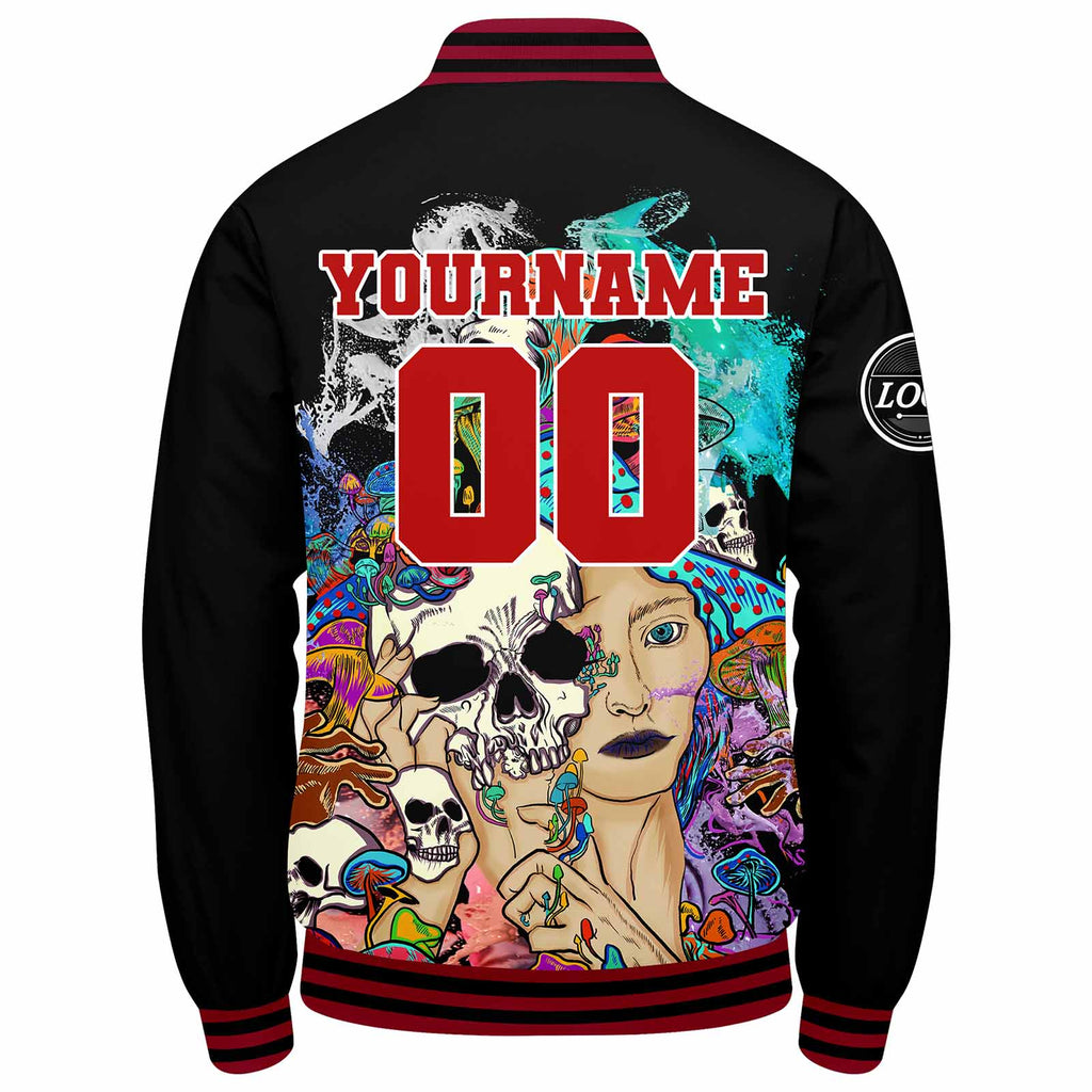 Custom Varsity Jacket Letterman jacket for Men, Women and Youth Red enthsush