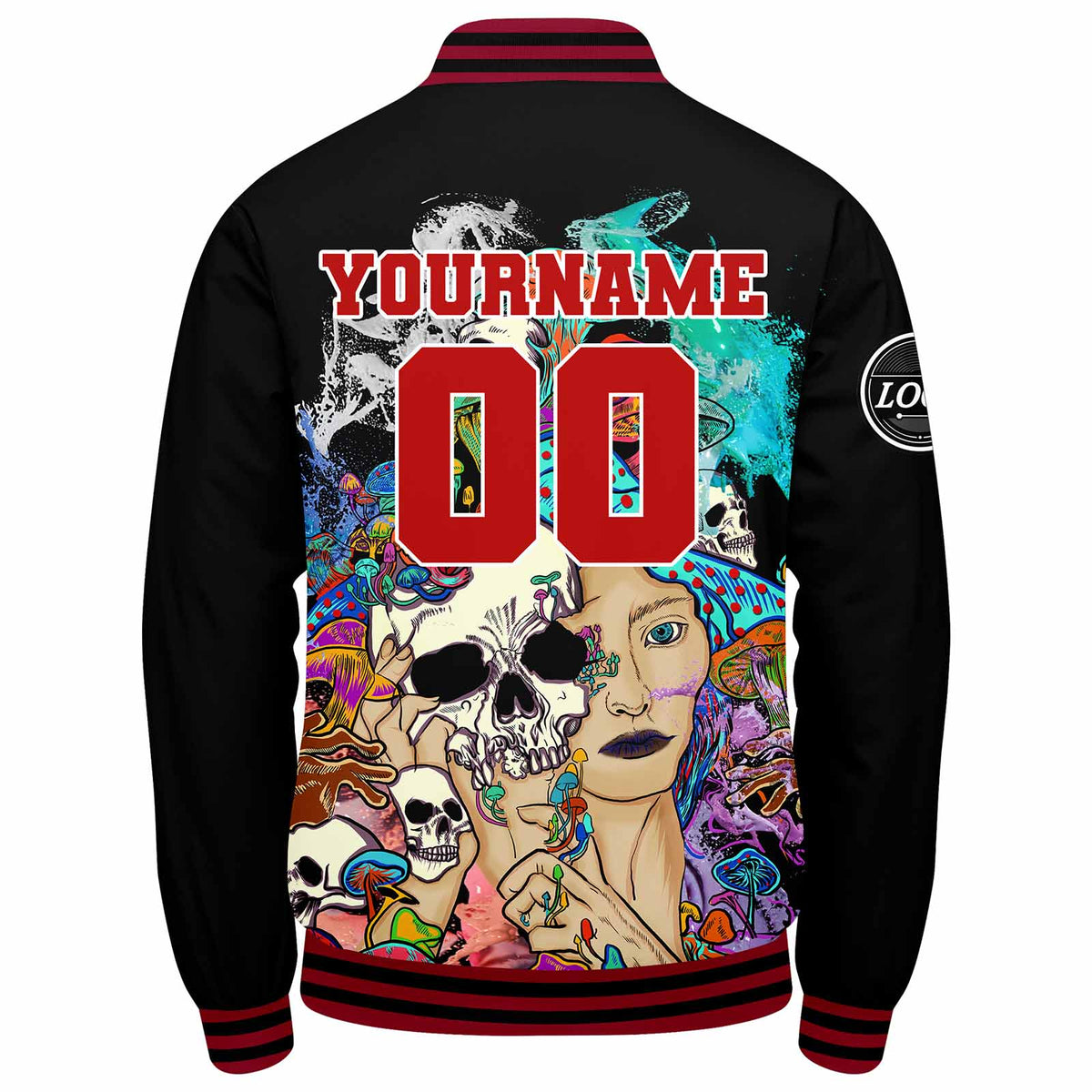 Custom Varsity Jacket Letterman jacket for Men, Women and Youth Red enthsush