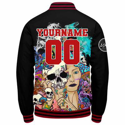 Custom Varsity Jacket Letterman jacket for Men, Women and Youth Red enthsush