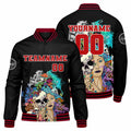 Custom Varsity Jacket Letterman jacket for Men, Women and Youth Red enthsush