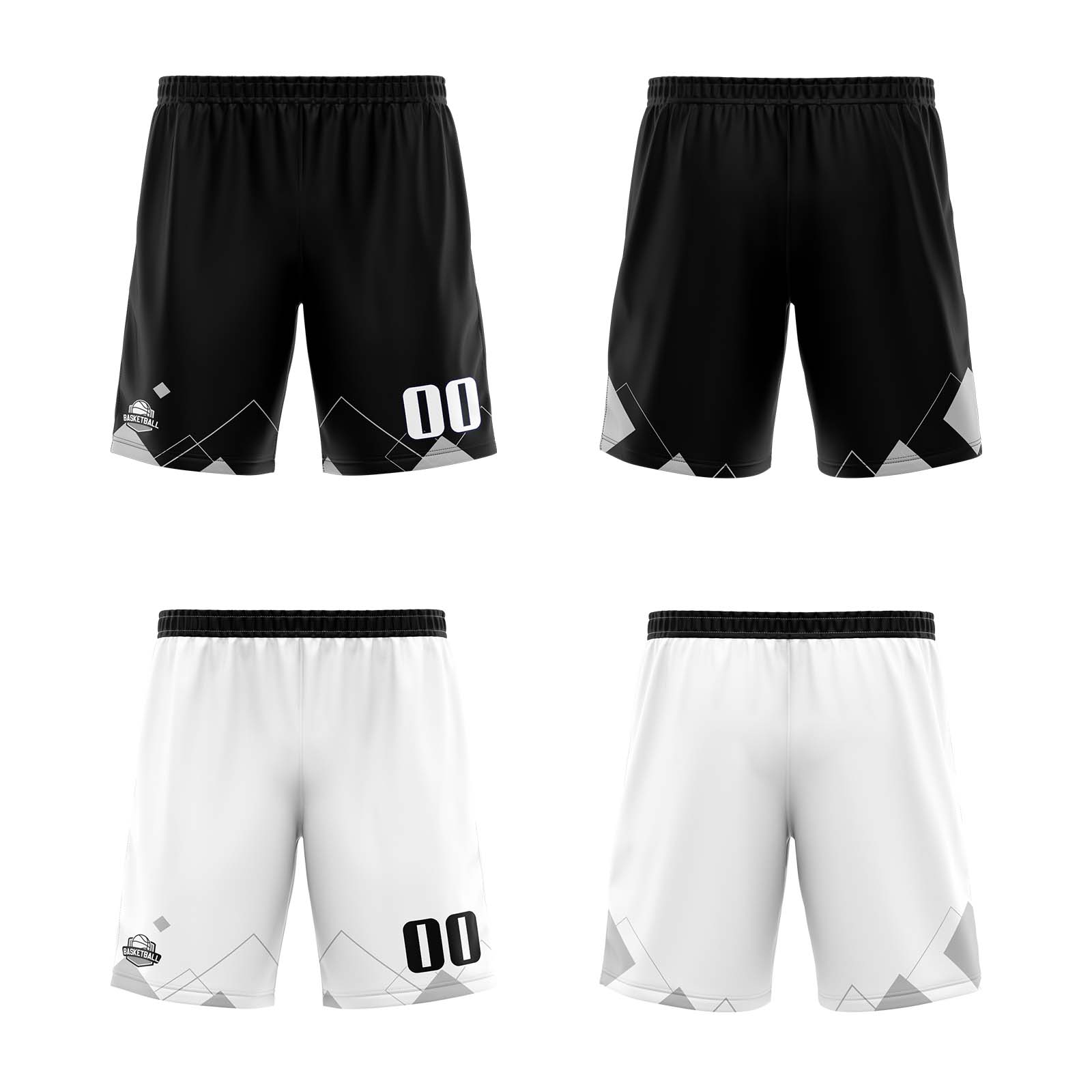 Custom Grey Reversible Basketball Suit for Adults and Kids Personalized Jersey enthsush