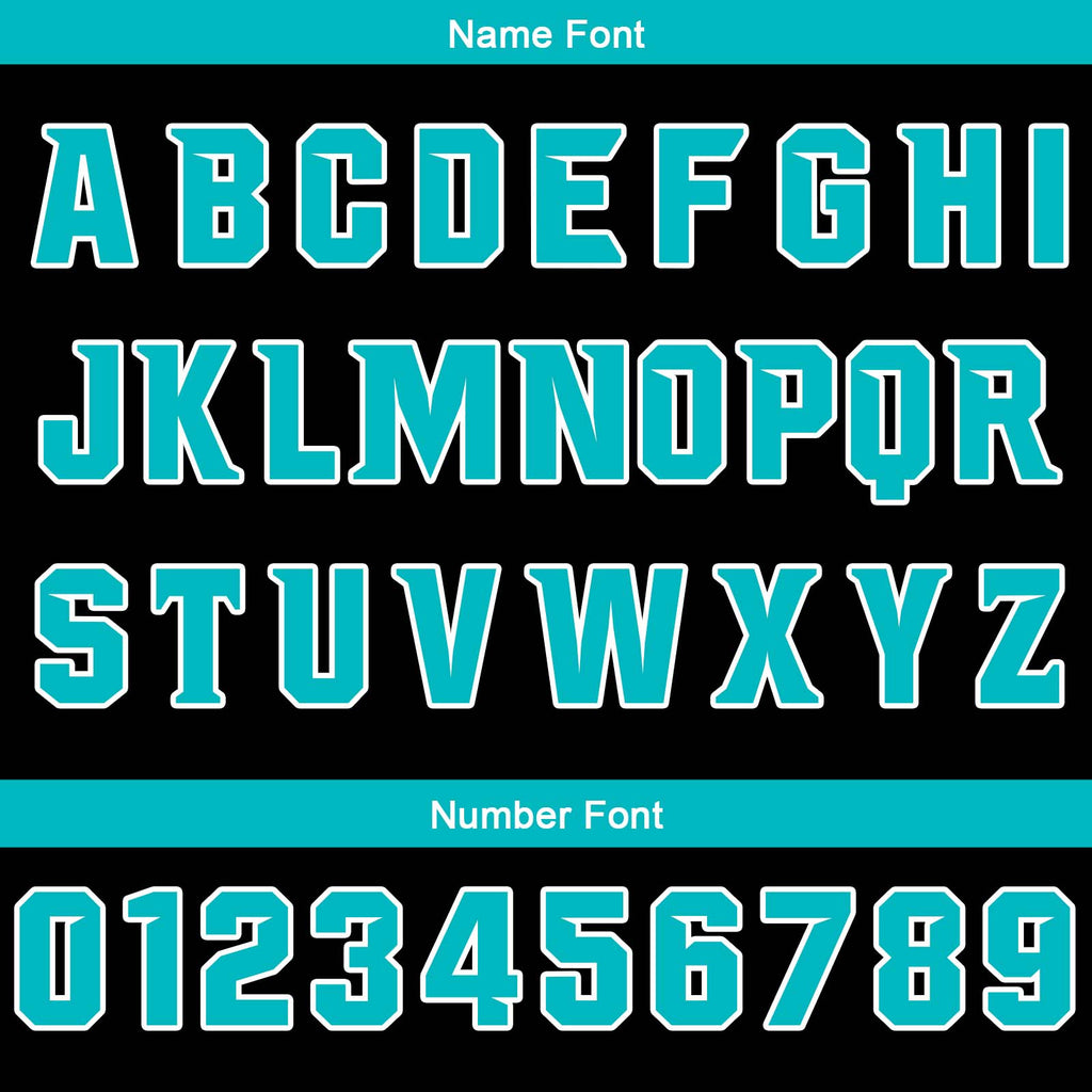 Custom Black Teal Basketball Jersey Uniform Suit Printed Your Logo Name Number enthsush