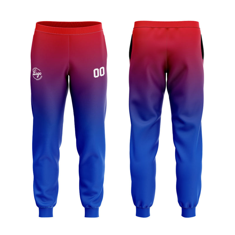 Custom Blue Red Sweatshirt Hoodie For Men Women Girl Boy Print Your Logo Name Number