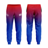 Custom Blue Red Sweatshirt Hoodie For Men Women Girl Boy Print Your Logo Name Number