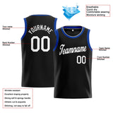 Custom Stitched Basketball Jersey for Men, Women And Kids Black-White-Royal-Gray