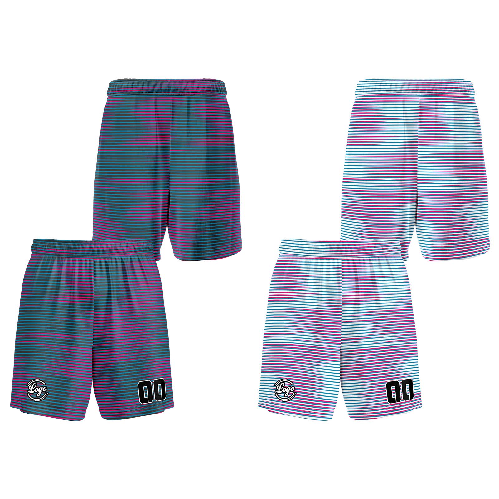 Custom Grey Pink Reversible Basketball Suit for Adults and Kids Personalized Jersey enthsush
