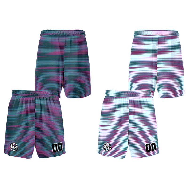 Custom Grey Pink Reversible Basketball Suit for Adults and Kids Personalized Jersey