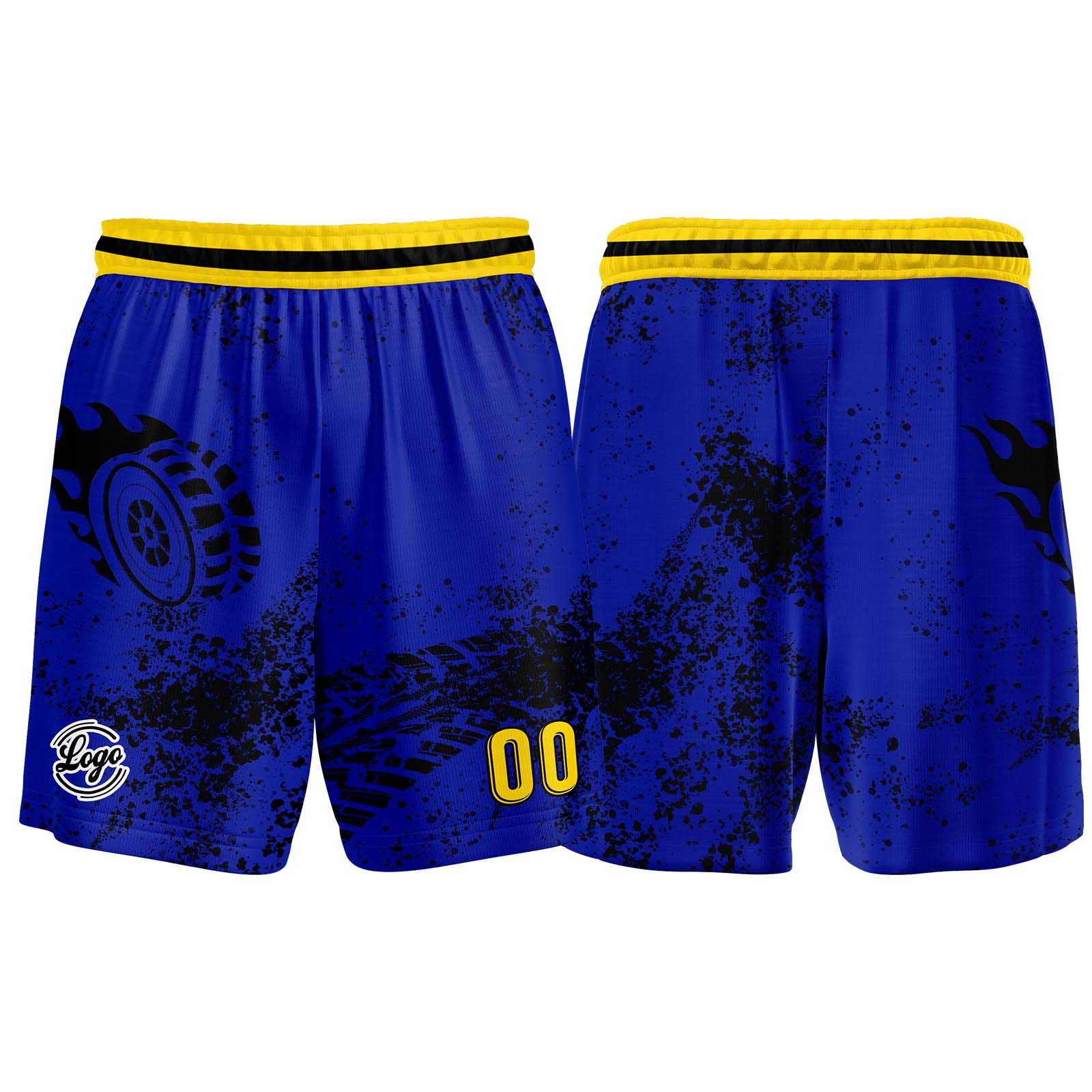 Custom Royal Basketball Jersey Uniform Suit Printed Your Logo Name Number enthsush