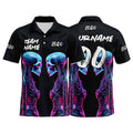Custom Football Polo Shirts  Add Your Unique Logo/Name/Number Black&Pink enthsush
