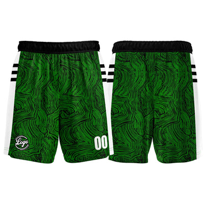 Custom Black Green Basketball Jersey Uniform Suit Printed Your Logo Name Number enthsush