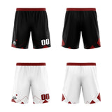 Custom Red Reversible Basketball Suit for Adults and Kids Personalized Jersey
