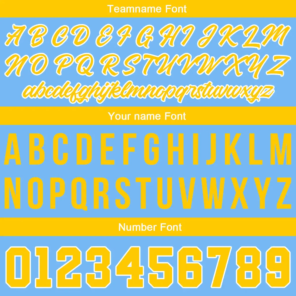 Custom Stitched Basketball Jersey for Men, Women  And Kids Light Blue-Yellow enthsush