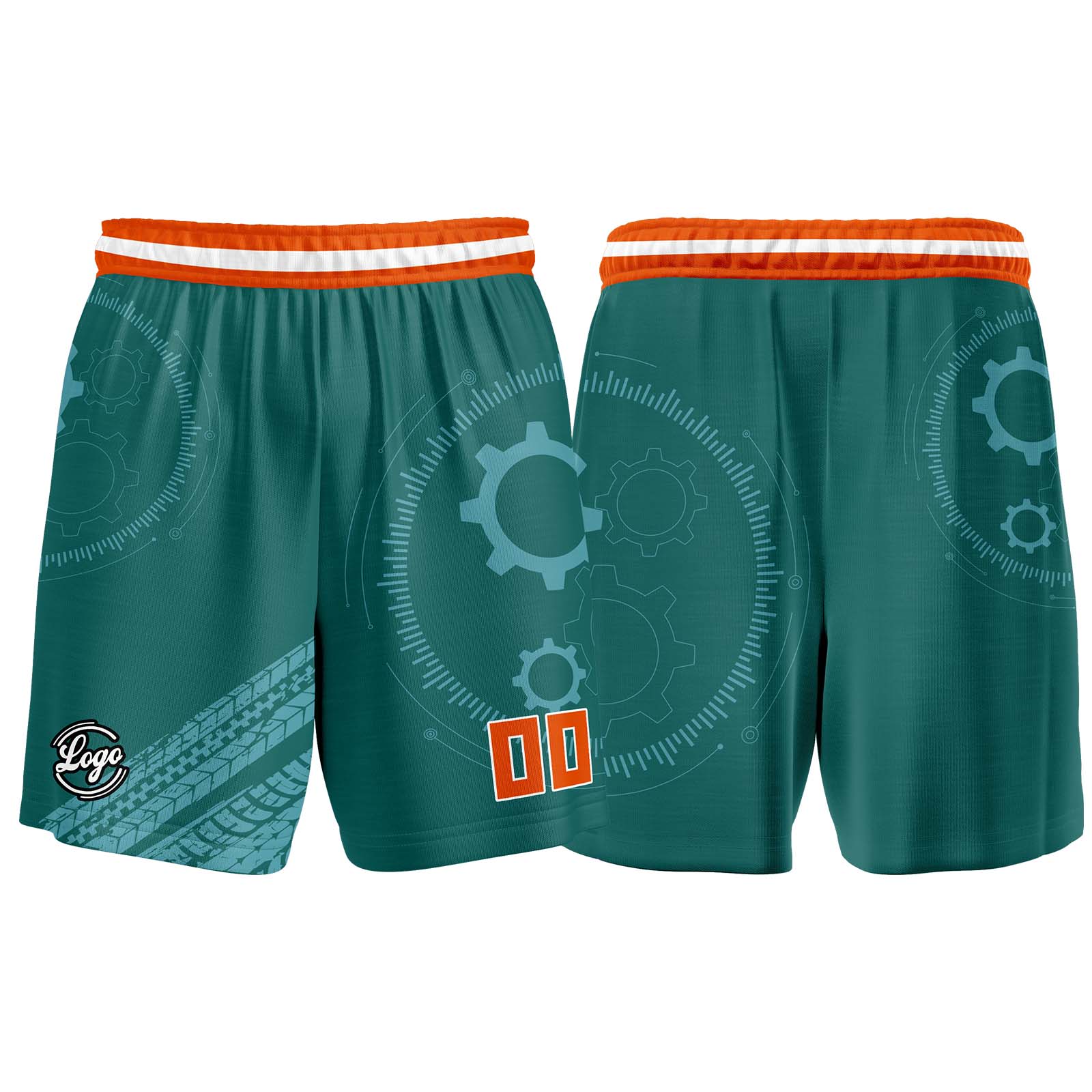 Custom Pine Green Basketball Jersey Uniform Suit Printed Your Logo Name Number enthsush