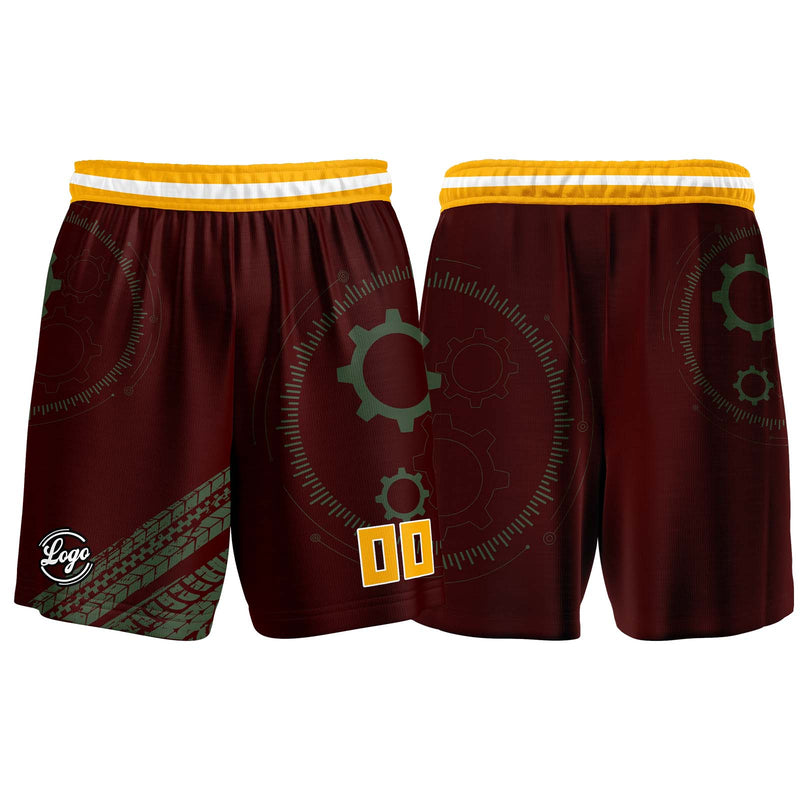 Custom Burgundy Basketball Jersey Uniform Suit Printed Your Logo Name Number